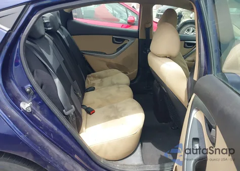 2013 Hyundai Elantra Gls from USA, damaged, VIN 5NPDH4AE9DH253824